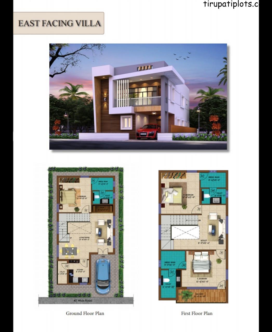 Villas For Sale In Tirupati  New Gated community  Luxury  villas  for sale